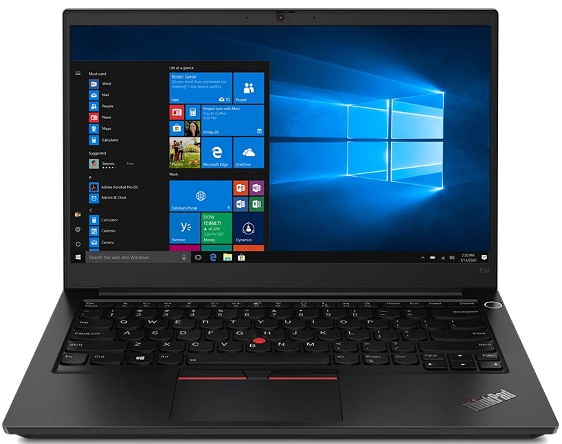 Lenovo ThinkPad E14 laptop on rental